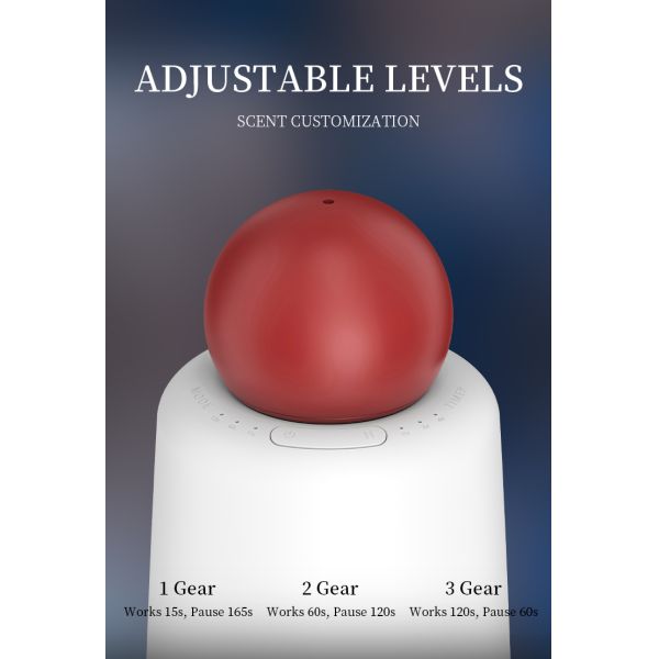 Multi-level Aroma Adjustment Essential Oil Diffuser with Intelligent Display and Portable Design