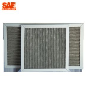 Corrugated Aluminium Mesh Pre Air Filter Oil And Gas Separation Coarse