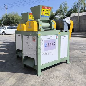 Plant Ash Granulator Without Drying Double Roller Press Granulator