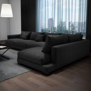 Practical Sectional Fabric Custom Sofa Bed L Shaped