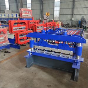 Color Coated Sheet Standing Seam Panel Roof Tile Roll Forming Machine