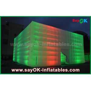 Tent Inflatable Party/Camping Transparent Inflatable Square Tent With Led