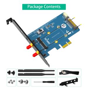 USB Mini PCI-E PCI Express To PCI-E 1X Adapter For WindowsXP