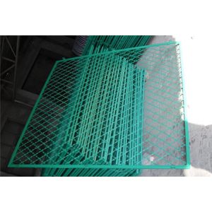 Width 1.2m Square Hole Razor Mesh Panel Diamond Shape