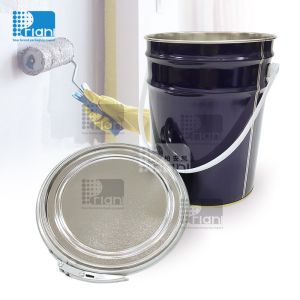 Wholesale 6.5 Liter Paint Bucket 0.28mm Thickness Coating Metal Pail With Handle from china suppliers