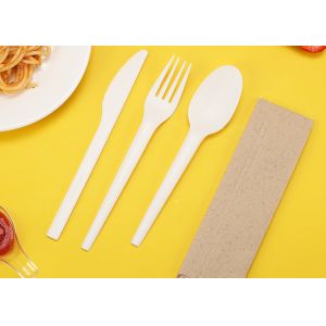 Disposable Biodegradable Single Use Compostable Utensil Cutlery Knife Fork Spoon