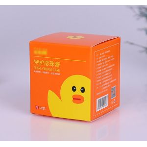 Printed Paper Box For Snow Cream Pearl Cream Skin Care Products Hand Cream And