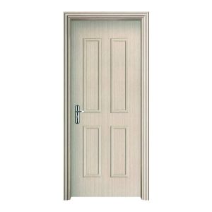 Waterproof WPC Interior Door with 600mm 700mm 800mm Width for Bedroom and Hotel