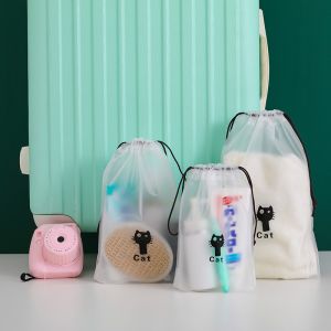 15cm*20cm Drawstring Plastic Bag Waterproof 50-200microns Thickness