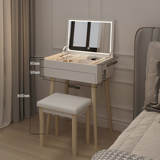 LED light Makeup Dressing Tables With Mirror
