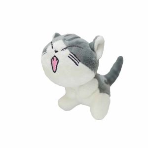 15cm Cat Plush Keychain With Polypropylene Cotton Filling