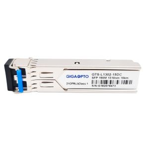 100BASE-LX 1310nm 15km SFP Optical Transceiver Module Duplex LC SMF DOM 155Mbps
