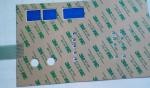 LED Backlighting Tactile Embossing Buttons Membrane Keypad with metal Domes