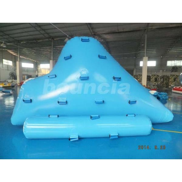 Durable Inflatable Floating Iceberg For Climbing , Kids Inflatable Climbing