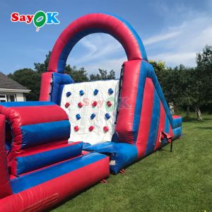 Double Stitched Inflatable Obstacle Course Inflatables Outdoors Giant Inflatable