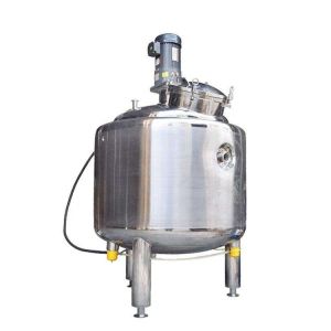 SS316L Homogenizer Mixing Vat Tank With Agitator 100L