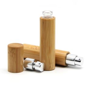 5ml 10ml Bamboo Bottles With Aluminum Spray For Perfume Essential Oil