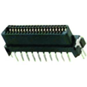 Male Right Angle 1.27mm Scsi Drive D Type 40P Pcb IO Connector
