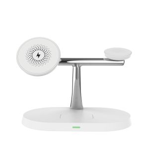 Magnetic 3-in-1 Wireless Charging Station For Qi Phone Airpod & IWatch