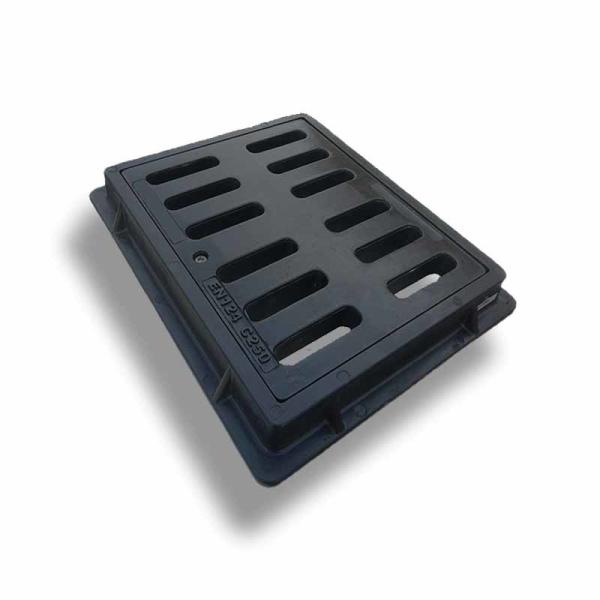 Clog-Resistant SMC Gully Grating with Optimized Drainage Design for High-Flow
