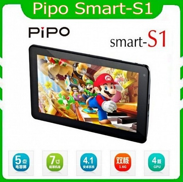 The cheapset PiPo Smart S1 7 inch 8GB RK3066 1.6Ghz Dual Core Android 4.1 Tablet