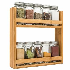 Upgrade Your Spice Organization with this CE / EU Certified Bamboo Spice Jar
