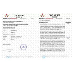 Dongguan Shining  Electronic Hardware Technology  Ltd Certifications