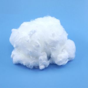 Raw White PSF Polyester Staple Fiber 100% Virgin Grade For Sewing Thread