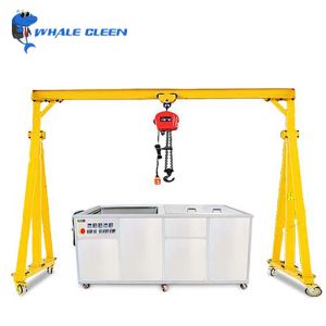 Multifunctional Industrial Ultrasonic Cleaner With Crane Single And Multi Slots