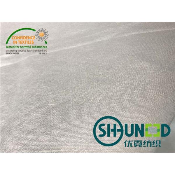 Tencel / Cupro Facial Mask Spunlace Nonwoven Fabric White / Black