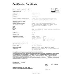 Chengdu Ruibo Elctronics Technology co.,ltd Certifications