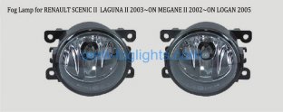 Renault Scenic II Laguna II 2003~On Megane II 2002~On Logan 2005 OEM fog light