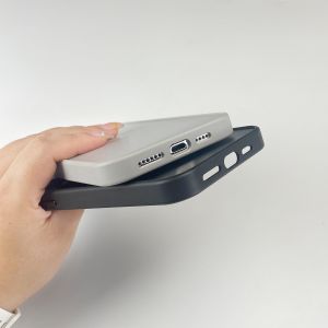 TPU PC Inlay Double Sided 1mm Groove Phone Case Cover Metal Camera Frame