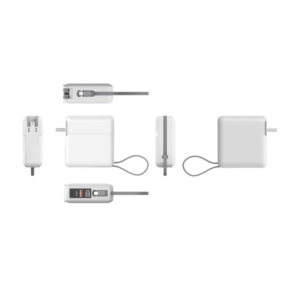 Small and Lightweight Power Bank with Type-C Input Interface and Digital Display