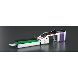 120GSM-800GSM Top Sheet Flute Laminator Machine Touch Screen Litho Laminator