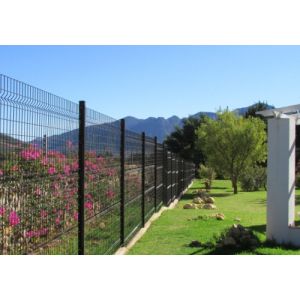 CE Hot Galvanized Black Iron 2.4m Height Anti Climb Fencing For Security