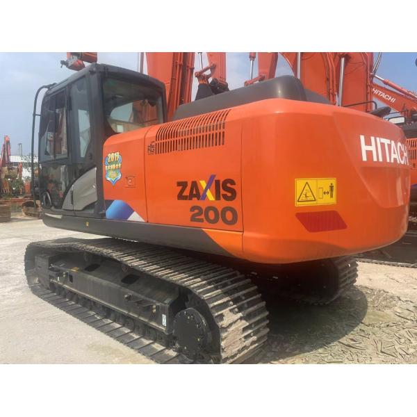 20 Ton Japan Brand Used Excavators Hitachi Zx200 Crawler Hydraulic 0.9m³ Bucket Capacity Digger