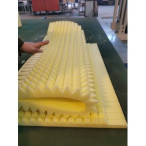 CNC Oscillating Dual Blade Foam Cutting Machine For Soft Flexible Sponge Shape