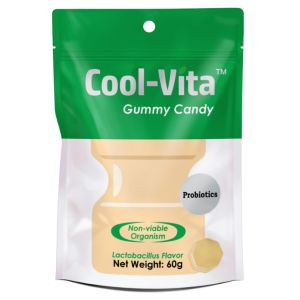 Probiotics Pectin Gummy Candy Hexagon Shaped Promotes Cell Division