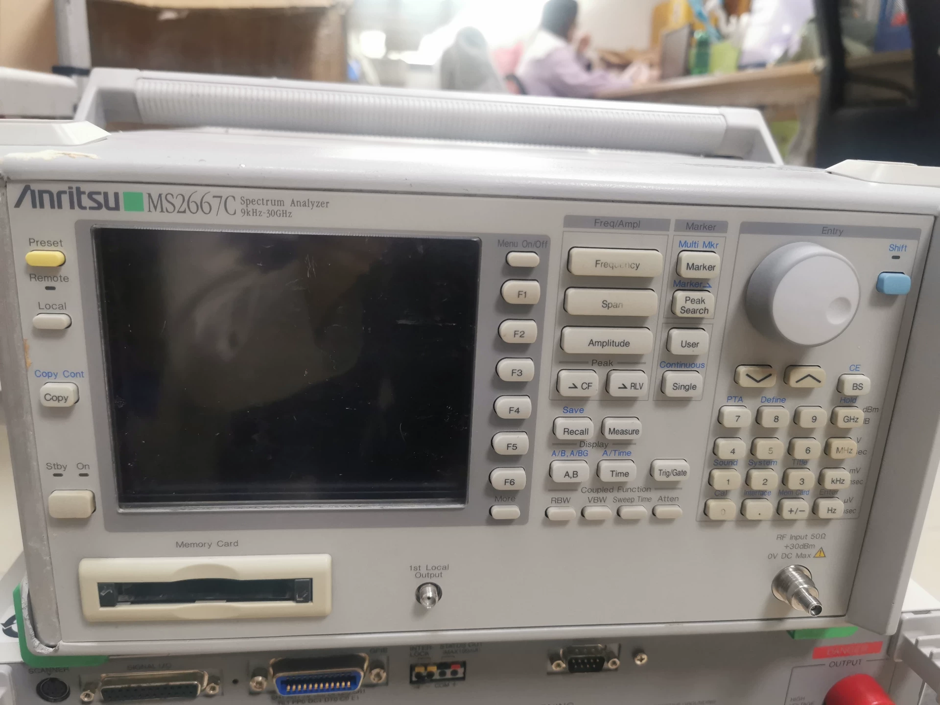 30 GHz Microwave Spectrum Analyzer RF Spectrum Analyzer Anritsu MS2667C