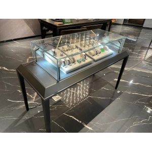 Versatile Luxury Jewelry Counter Showcase Countertop Display Case Anti Rust