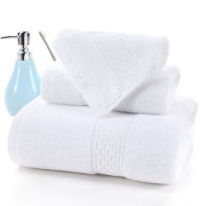 Wholesale Embossed Bath Towels in Solid Color for a Luxurious and Comfortable Bathing Experience from china suppliers
