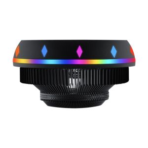 UFO High Power CPU Cooler Fans Processor Heatsink Colorful Light 2900rpm 12v PC