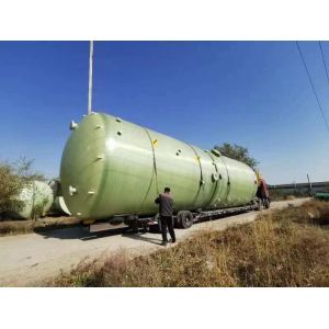 China Cylindrical Chemical Resistance FRP Vertical Tank For Agriculture Usage on sale
