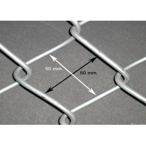 Zinc Coating Flat Surface Chain Wire Fencing Galvanized Diamond For Garden