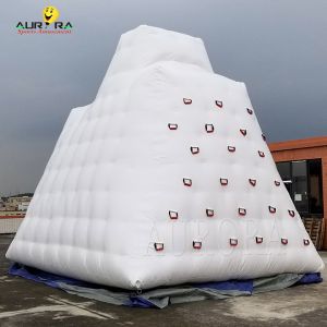 White Ocean Aquatic Inflatable Water Toys Floating Inflatable Iceberg Climbing