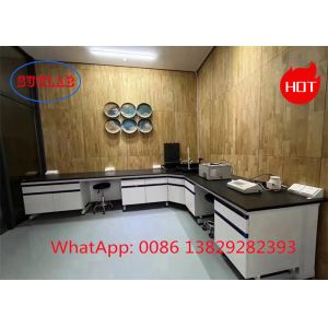 Chemical Resistance Laminate Laboratory Workbench Manufacturer with C Frame