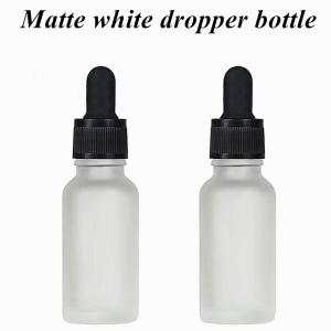 China 5ml Essential Oil Glass Dropper Bottle 100ml Frosted Tincture Bottles on sale