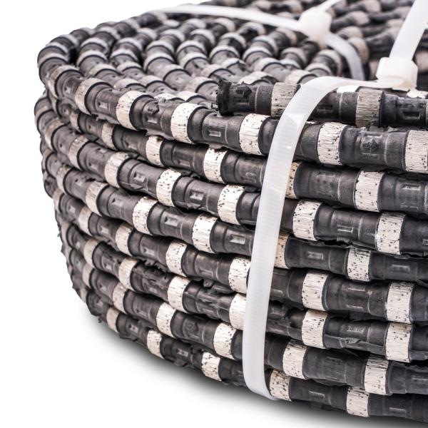 11.5mm Diamond Wire Saw for Granite Quarrying Cutting Speed 10-30 m2/h Life Span