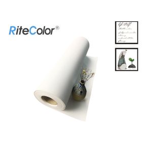 Inkjet Fine Art 100% Polyester Printing Canvas Rolls 260g With Pigment Inks